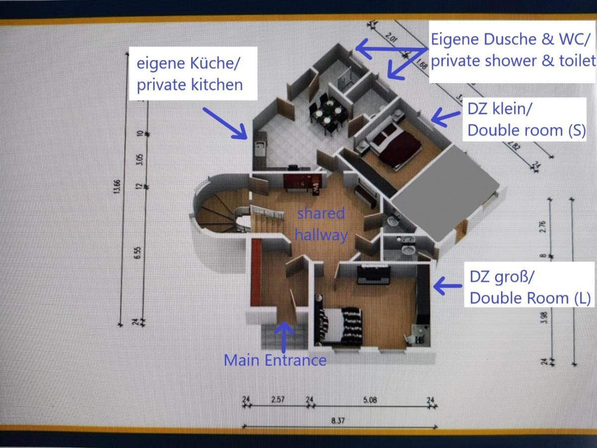 Villa Hanseart Luebeck - Privatzimmer In Zentraler Lage Exterior photo